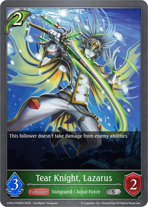 Tear Knight, Lazarus - P06EN (Foil) (CP03-P06EN) [Cardfight!! Vanguard] - Bushiroad - Card Brawlers | Quebec | Canada |