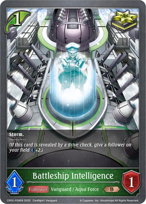Battleship Intelligence - P09EN (Foil) (CP03-P09EN) [Cardfight!! Vanguard] - Bushiroad - Card Brawlers | Quebec | Canada |