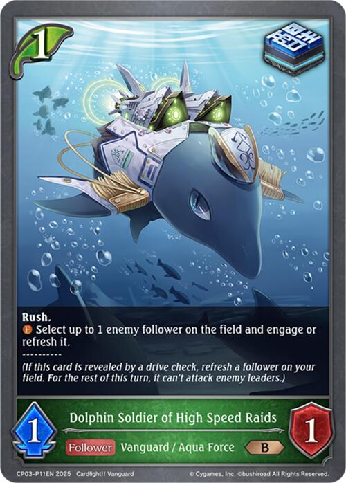 Dolphin Soldier of High Speed Raids - P11EN (Foil) (CP03-P11EN) [Cardfight!! Vanguard] - Bushiroad - Card Brawlers | Quebec | Canada |
