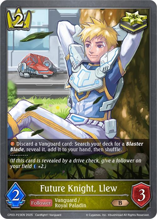 Future Knight, Llew - P23EN (Foil) (CP03-P23EN) [Cardfight!! Vanguard] - Bushiroad - Card Brawlers | Quebec | Canada |