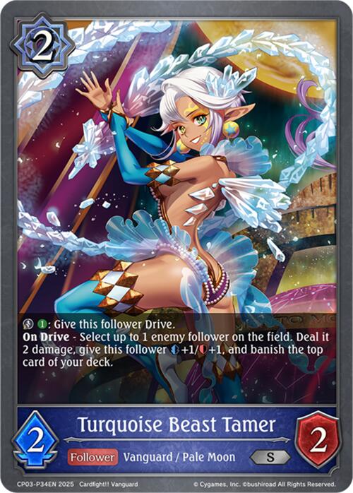 Turquoise Beast Tamer - P34EN (Foil) (CP03-P34EN) [Cardfight!! Vanguard] - Bushiroad - Card Brawlers | Quebec | Canada |