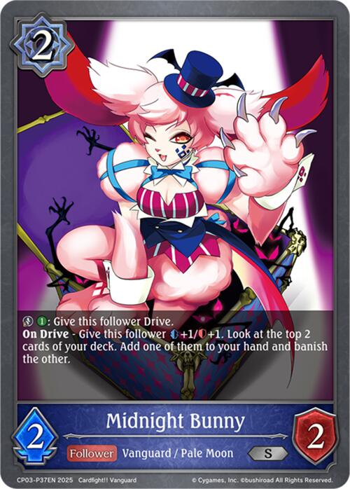 Midnight Bunny - P37EN (Foil) (CP03-P37EN) [Cardfight!! Vanguard] - Bushiroad - Card Brawlers | Quebec | Canada |