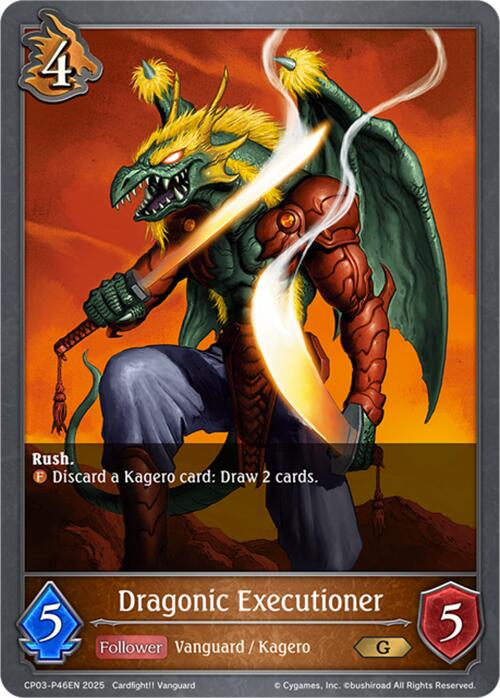 Dragonic Executioner - P46EN (Foil) (CP03-P46EN) [Cardfight!! Vanguard] - Bushiroad - Card Brawlers | Quebec | Canada |