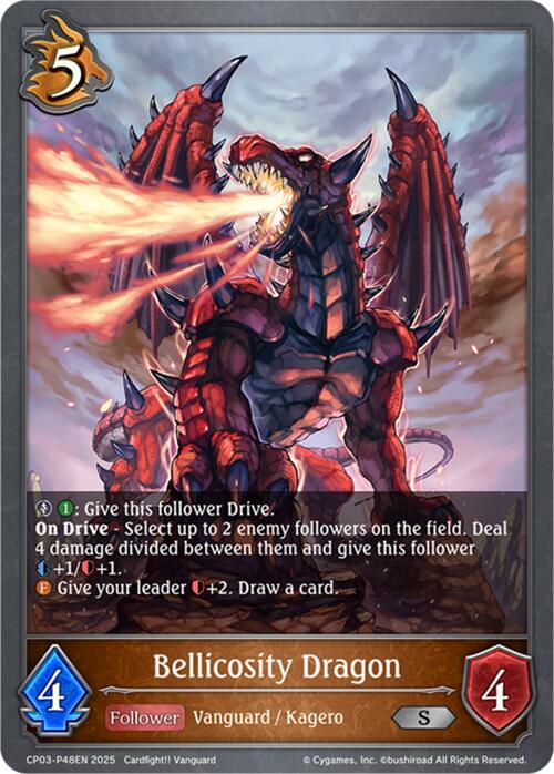 Bellicosity Dragon - P48EN (Foil) (CP03-P48EN) [Cardfight!! Vanguard] - Bushiroad - Card Brawlers | Quebec | Canada |