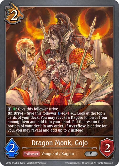 Dragon Monk, Gojo - P50EN (Foil) (CP03-P50EN) [Cardfight!! Vanguard] - Bushiroad - Card Brawlers | Quebec | Canada |