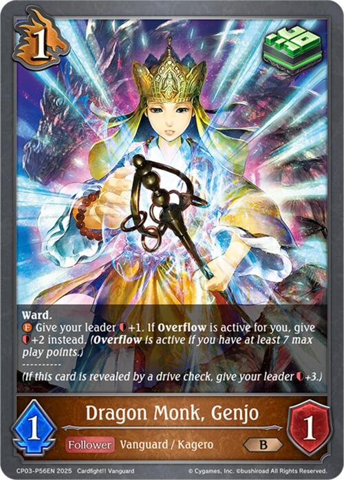 Dragon Monk, Genjo - P56EN (Foil) (CP03-P56EN) [Cardfight!! Vanguard] - Bushiroad - Card Brawlers | Quebec | Canada |