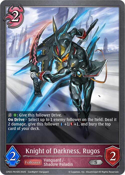 Knight of Darkness, Rugos - P61EN (Foil) (CP03-P61EN) [Cardfight!! Vanguard] - Bushiroad - Card Brawlers | Quebec | Canada |