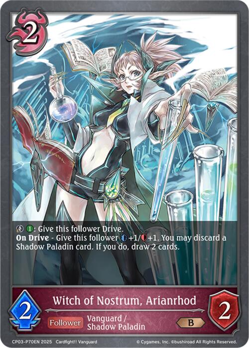 Witch of Nostrum, Arianrhod - P70EN (Foil) (CP03-P70EN) [Cardfight!! Vanguard] - Bushiroad - Card Brawlers | Quebec | Canada |