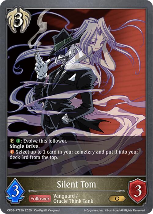 Silent Tom - P72EN (Foil) (CP03-P72EN) [Cardfight!! Vanguard] - Bushiroad - Card Brawlers | Quebec | Canada |