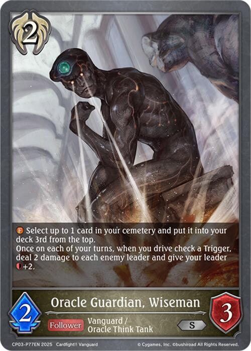 Oracle Guardian, Wiseman - P77EN (Foil) (CP03-P77EN) [Cardfight!! Vanguard] - Bushiroad - Card Brawlers | Quebec | Canada |