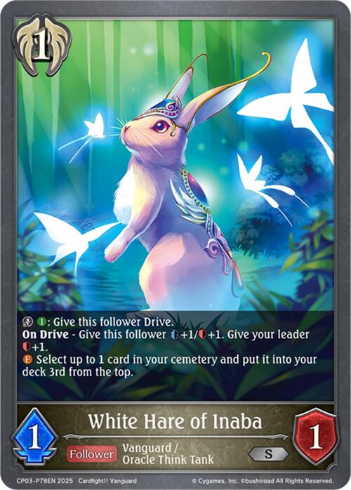 White Hare of Inaba - P78EN (Foil) (CP03-P78EN) [Cardfight!! Vanguard] - Bushiroad - Card Brawlers | Quebec | Canada |