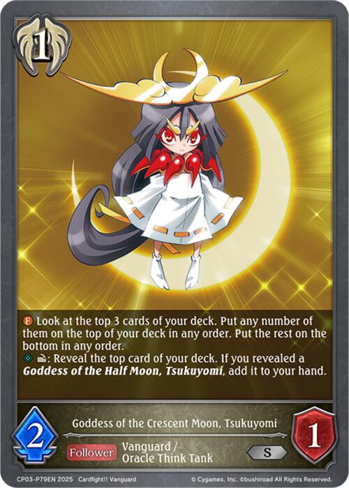 Goddess of the Crescent Moon, Tsukuyomi - P79EN (Foil) (CP03-P79EN) [Cardfight!! Vanguard] - Bushiroad - Card Brawlers | Quebec | Canada |
