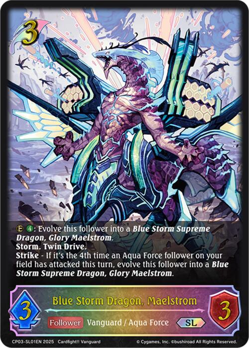 Blue Storm Dragon, Maelstrom (CP03-SL01EN) [Cardfight!! Vanguard] - Bushiroad - Card Brawlers | Quebec | Canada |