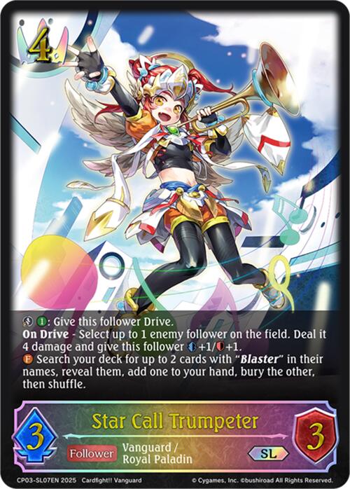 Star Call Trumpeter (CP03-SL07EN) [Cardfight!! Vanguard] - Bushiroad - Card Brawlers | Quebec | Canada |