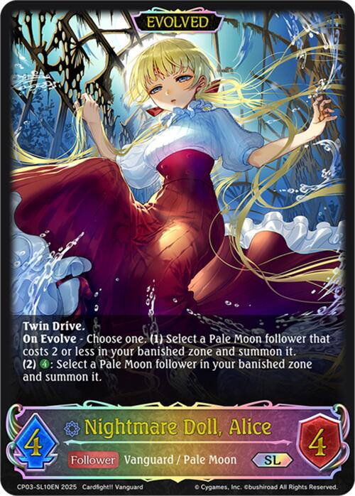 Nightmare Doll, Alice (Evolved) (CP03-SL10EN) [Cardfight!! Vanguard] - Bushiroad - Card Brawlers | Quebec | Canada |