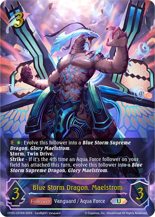 Blue Storm Dragon, Maelstrom (CP03-U01EN) [Cardfight!! Vanguard] - Bushiroad - Card Brawlers | Quebec | Canada |
