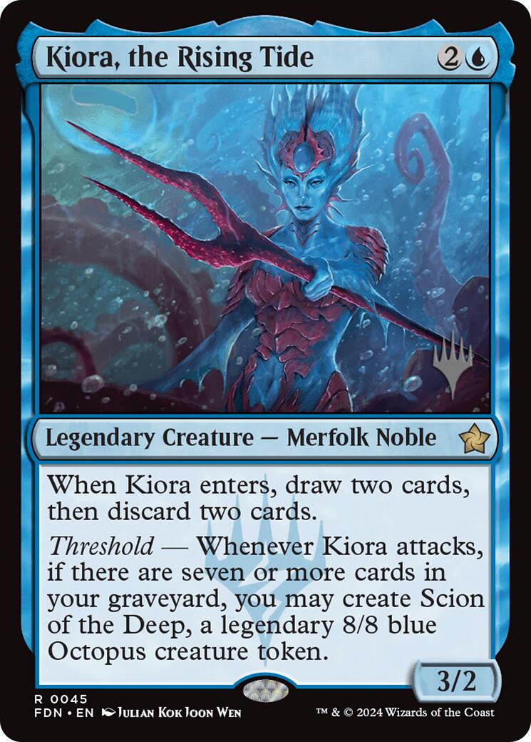 Kiora, the Rising Tide [Edge of Eternities Promo Pack] - Magic: The Gathering - Card Brawlers | Quebec | Canada |