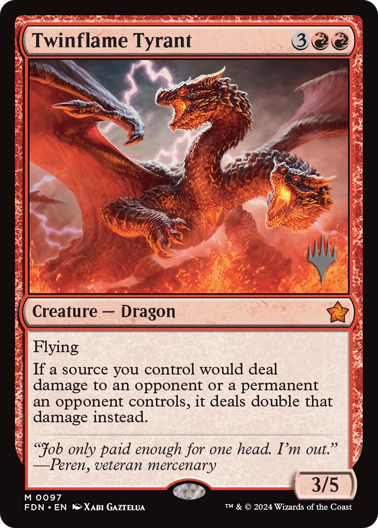 Twinflame Tyrant [Edge of Eternities Promo Pack] - Magic: The Gathering - Card Brawlers | Quebec | Canada |