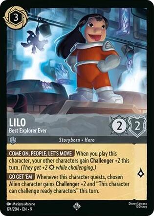 Lilo - Best Explorer Ever (174/204) [Fabled] - Disney - Card Brawlers | Quebec | Canada |