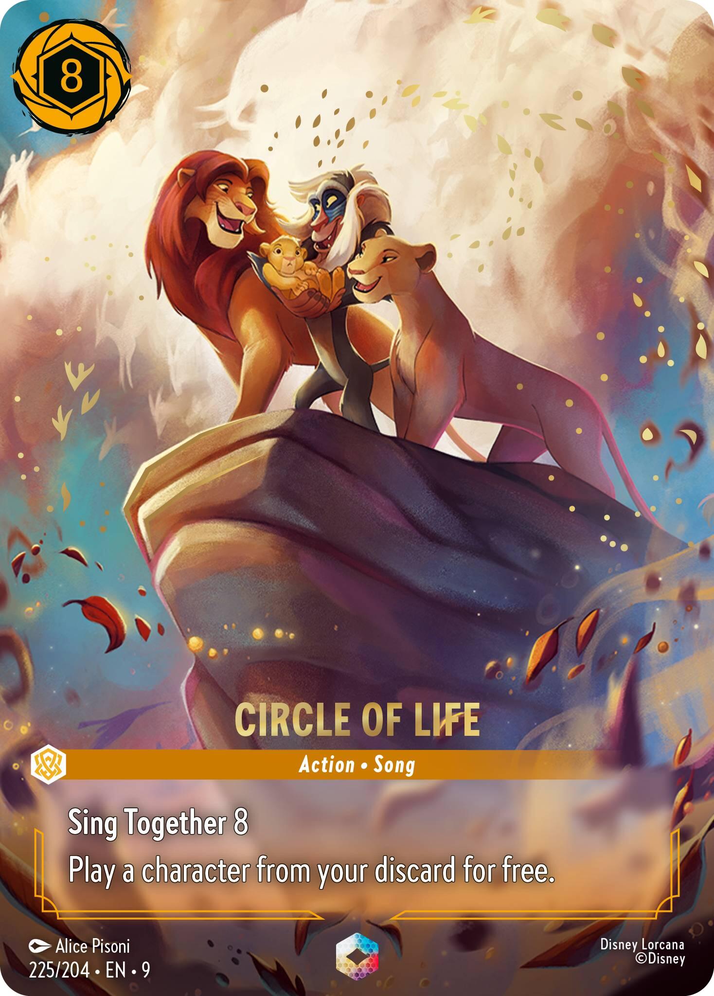 Circle of Life (Enchanted) (225/204) [Fabled] - Disney - Card Brawlers | Quebec | Canada |