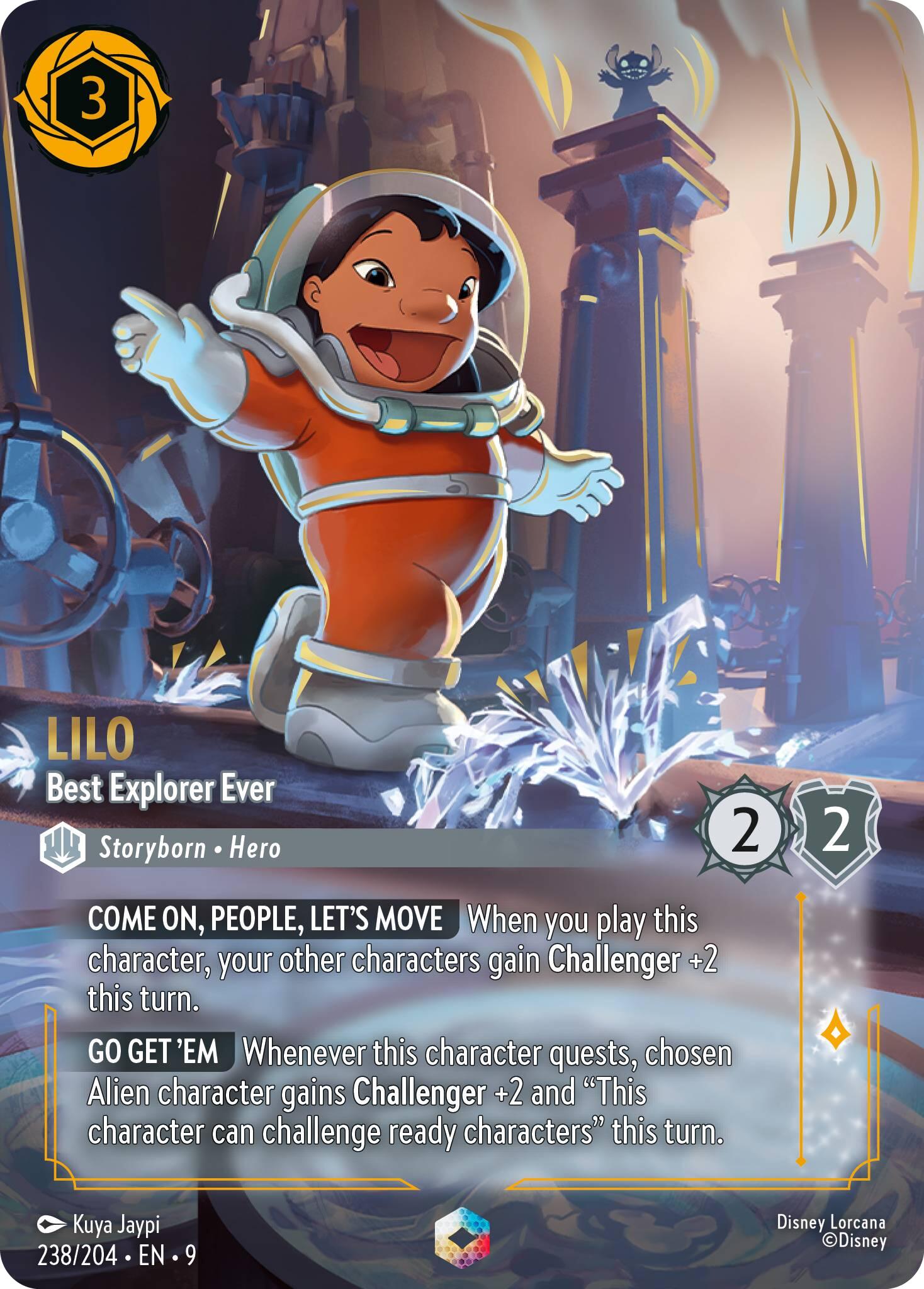 Lilo - Best Explorer Ever (Enchanted) (238/204) [Fabled] - Disney - Card Brawlers | Quebec | Canada |