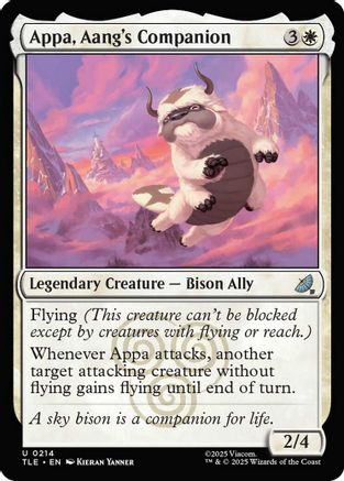 Appa, Aang's Companion [Avatar: The Last Airbender: Eternal-Legal] - Magic: The Gathering - Card Brawlers | Quebec | Canada |