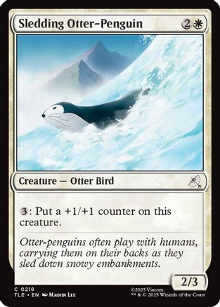 Sledding Otter-Penguin [Avatar: The Last Airbender: Eternal-Legal] - Magic: The Gathering - Card Brawlers | Quebec | Canada |