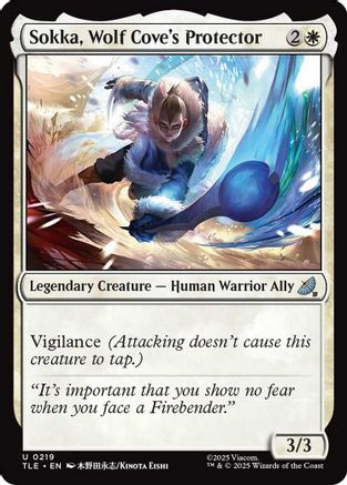 Sokka, Wolf Cove's Protector [Avatar: The Last Airbender: Eternal-Legal] - Magic: The Gathering - Card Brawlers | Quebec | Canada |