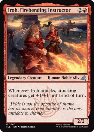 Iroh, Firebending Instructor [Avatar: The Last Airbender: Eternal-Legal] - Magic: The Gathering - Card Brawlers | Quebec | Canada |