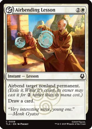 Airbender Lesson [Avatar: The Last Airbender] - Magic: The Gathering - Card Brawlers | Quebec | Canada |