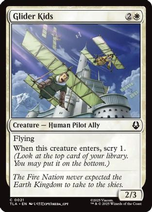 Glided Kids [Avatar: The Last Airbender] - Magic: The Gathering - Card Brawlers | Quebec | Canada |