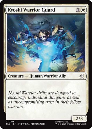 Kyoshi Warrior Guard [Avatar: The Last Airbender: Eternal-Legal] - Magic: The Gathering - Card Brawlers | Quebec | Canada |