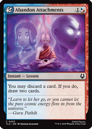 Abandon Attachments [Avatar: The Last Airbender] - Magic: The Gathering - Card Brawlers | Quebec | Canada |