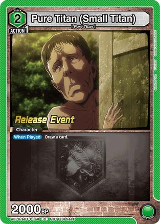 Pure Titan (Small Titan) (UEPR/AOT-1-040) - UE10BT Attack on Titan Release Event Cards - UE10BT: Attack on Titan Release Event Cards - Card Brawlers | Quebec | Canada |