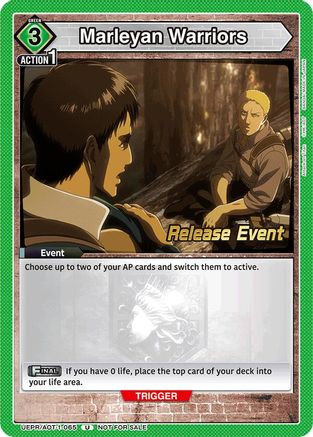 Marleyan Warriors (UEPR/AOT-1-065) - UE10BT Attack on Titan Release Event Cards - UE10BT: Attack on Titan Release Event Cards - Card Brawlers | Quebec | Canada |