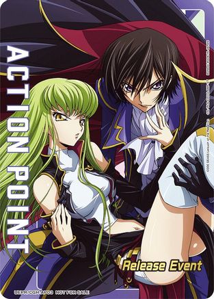 Action Point Card (Release Event Participation) (UEPR/CGH-AP03) - UEX03BT CODE GEASS Lelouch of the Rebellion Vol2 Release Event Cards