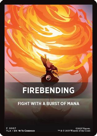 Firebending Theme Card [Avatar: The Last Airbender Tokens] - Magic: The Gathering - Card Brawlers | Quebec | Canada |