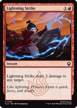Lightning Strike [Avatar: The Last Airbender] - Magic: The Gathering - Card Brawlers | Quebec | Canada |