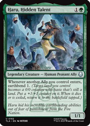 Haru, Hidden Talent [Avatar: The Last Airbender] - Magic: The Gathering - Card Brawlers | Quebec | Canada |