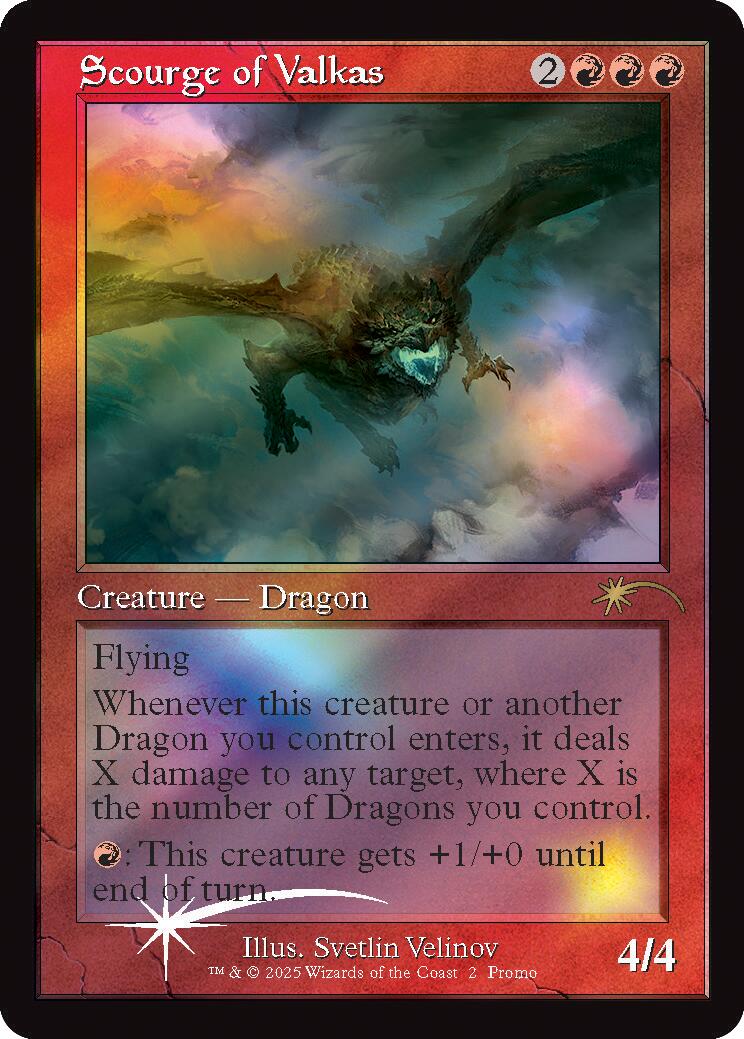 Scourge of Valkas (Retro Frame) [MagicFest 2024] - Magic: The Gathering - Card Brawlers | Quebec | Canada |