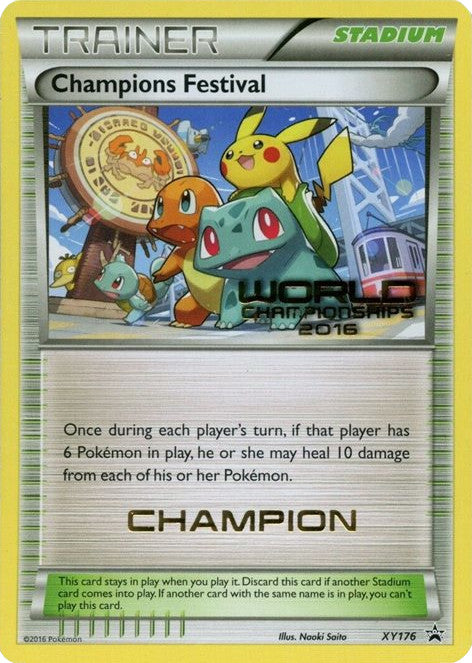 Champions Festival (XY176) (2016 Champion) [XY: Black Star Promos] - Pokémon - Card Brawlers | Quebec | Canada |