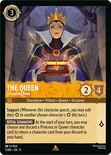 The Queen - Conceited Ruler (1/204) [Fabled] - Disney - Card Brawlers | Quebec | Canada |