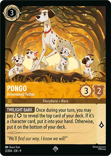 Pongo - Determined Father (2/204) [Fabled] - Disney - Card Brawlers | Quebec | Canada |