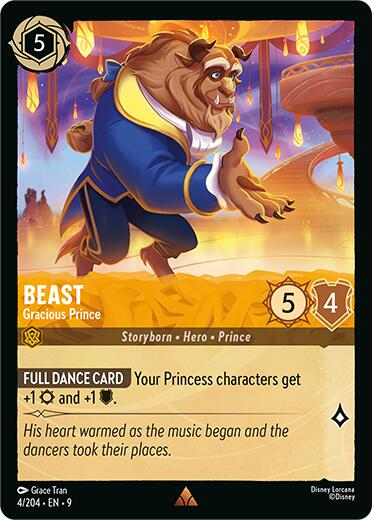 Beast - Gracious Prince (4/204) [Fabled] - Disney - Card Brawlers | Quebec | Canada |