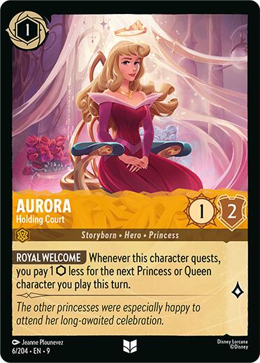 Aurora - Holding Court (6/204) [Fabled] - Disney - Card Brawlers | Quebec | Canada |