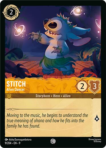 Stitch - Alien Dancer (9/204) [Fabled] - Disney - Card Brawlers | Quebec | Canada |