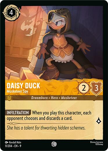 Daisy Duck - Musketeer Spy (11/204) [Fabled] - Disney - Card Brawlers | Quebec | Canada |
