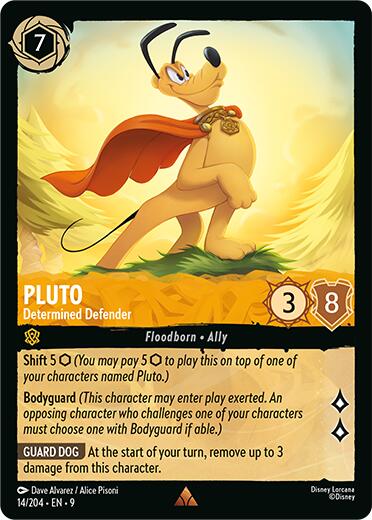 Pluto - Determined Defender (14/204) [Fabled] - Disney - Card Brawlers | Quebec | Canada |