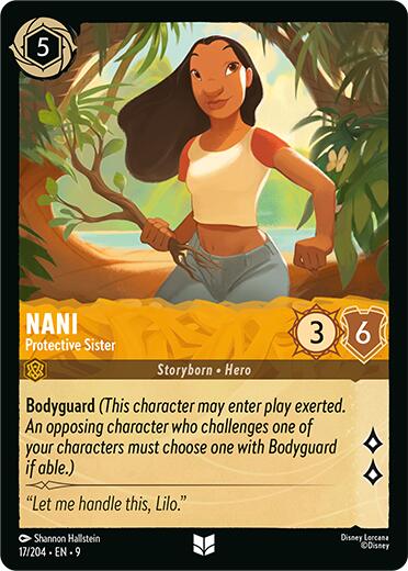 Nani - Protective Sister (17/204) [Fabled] - Disney - Card Brawlers | Quebec | Canada |