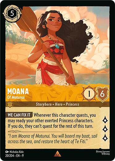 Moana - Of Motunui (20/204) [Fabled] - Disney - Card Brawlers | Quebec | Canada |